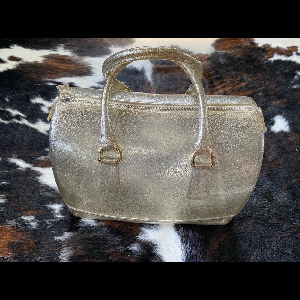 FURLA CANDY BAG (Gold glitter)